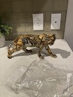 gloss cheetah figurine-brand mew in packaging