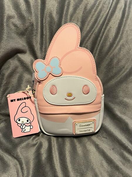 NEW NWT Loungefly Sanrio My Melody Figural Wristlet Belt Bag BoxLunch Exclusive