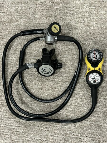 Zeagle Octo,  Envoy Regulator with Oceanic Twin Gauge
