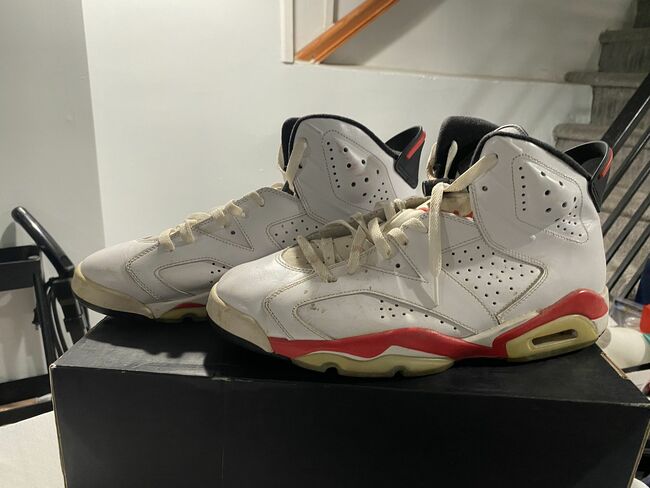 Air Jordan 6 Infrared (2010) Half Box Size 12