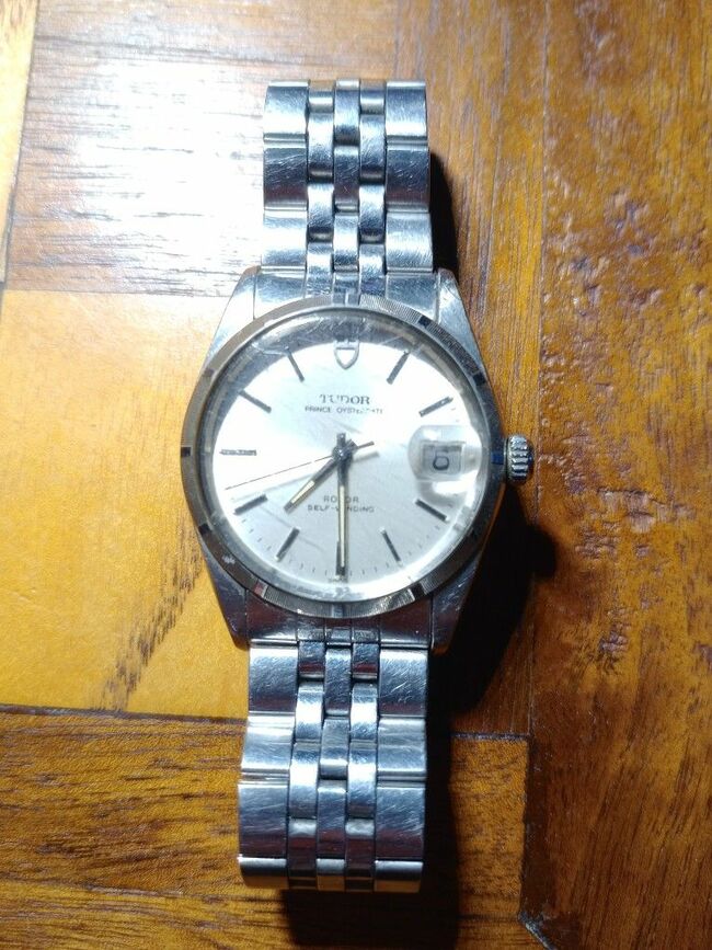 Mens Vintage 1970s Tudor Prince Oyster Date (Worn Band) *Movement Needs Repair*
