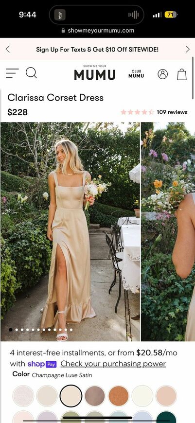 Clarissa Corsett Dress