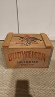 Budweiser Collectable Wood Beer Crate