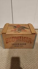 Budweiser Collectable Wood Beer Crate