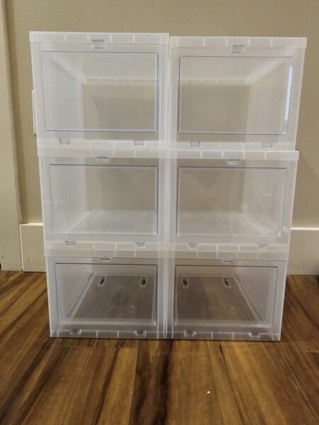 Drop-Front Shoe Box Case of 6 [Upto US M8]