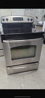 GE 30” Black and Stainless Steel Electric Stove