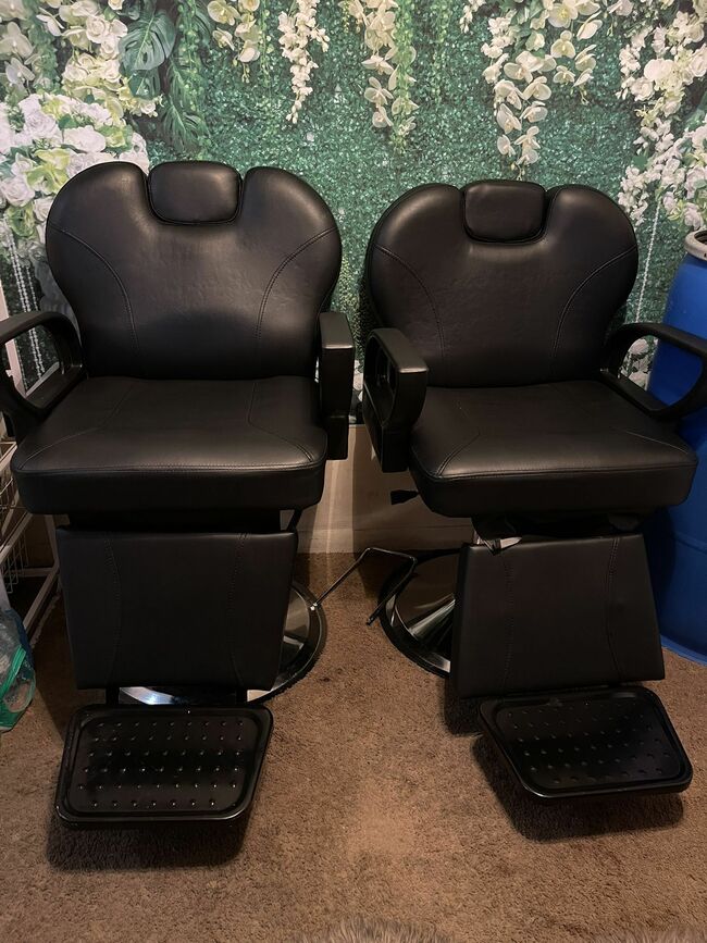 Heavy Duty Reclining Hydraulic Barber Chair ALL  Purpose Salon Beauty Spa Styling .