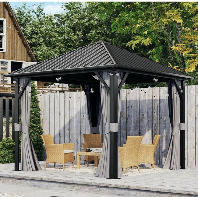 Aoxun 10FTx10FTHardtop Gazebo