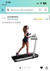 YLINKTECH Foldable Electric Treadmill