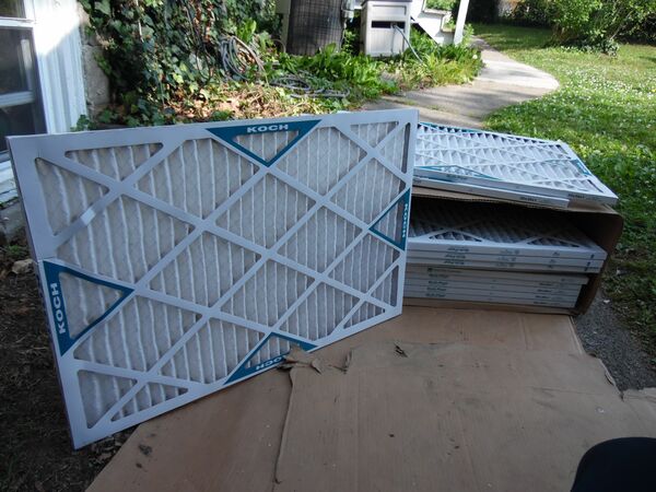 11 Pc Koch 20X30X1" Multi Pleat XL Extended Surface Air Filter 102-041-012 NOS