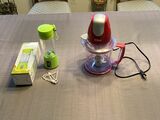 Ninja Food Chopper And A Portable & Rechargeable Battery Juice Blender, lot of 2 items. Chopper like new condition, Intertek #(contact info removed).