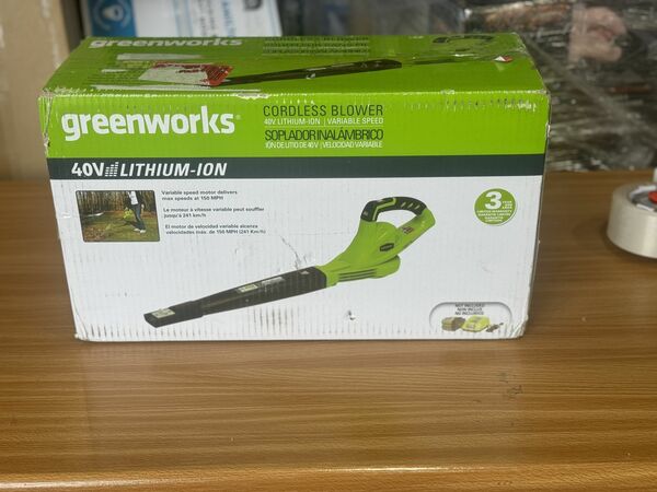 Greenworks 40V Cordless Blower (Tool Only)