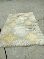 Gray Area Rug New Condition 5x7