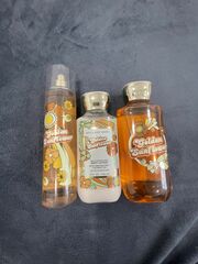 Golden Sunflower Bath and Body Works Set