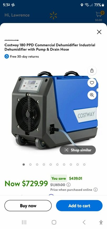 Dehumidifier Comerical Grade