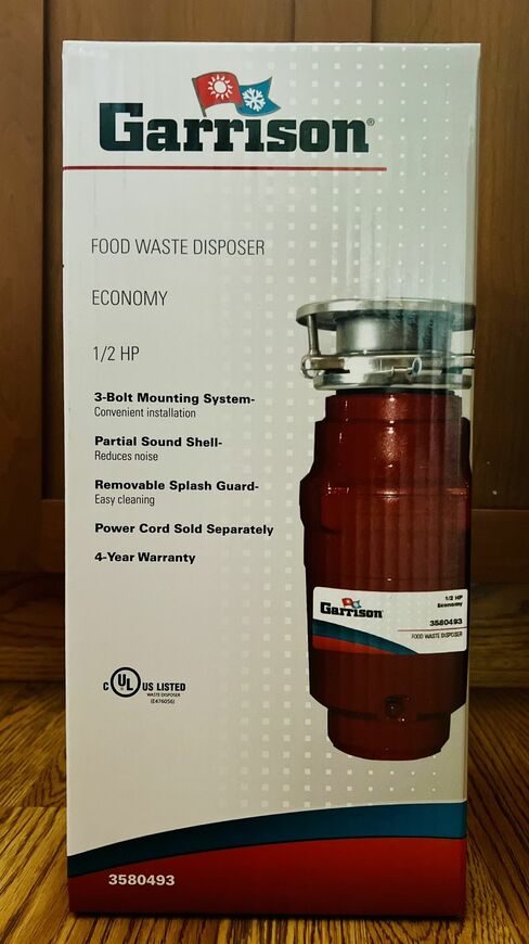 Garrison Economy Food Waste Disposer, 1/2 HP
