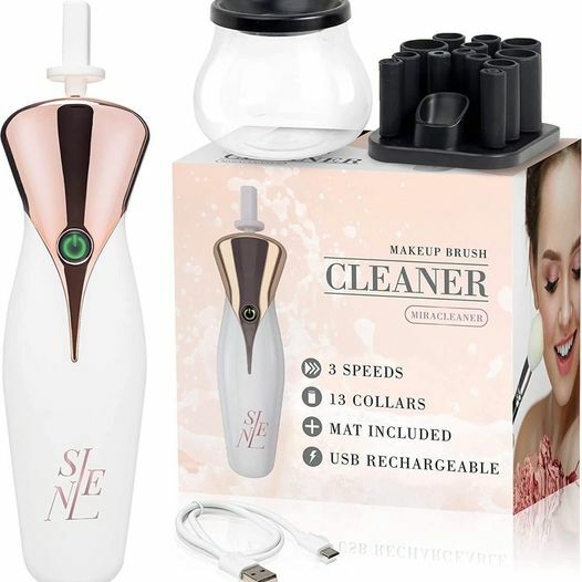 Make up brush cleaner dryer electric