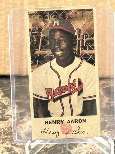 1954 Johnston Cookies Braves Set-Break #  5 Henry Aaron