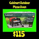 New Cuisinart Outdoors Outdoor Propane Gas Pizza Oven : Njft