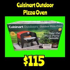 New Cuisinart Outdoors Outdoor Propane Gas Pizza Oven : Njft