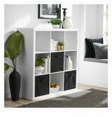 Better Homes & Gardens 9-Cube Storage Organizer, White Texture