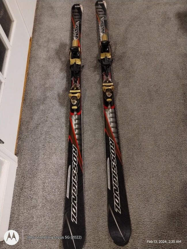Rossignol RPM 100 Oversize All-Mtn 167cm SKIS w/ Rossi Power 100 Bindings