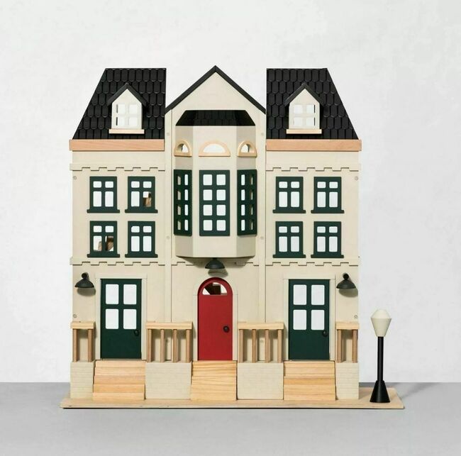 Hearth & Hand with Magnolia Wooden Toy 3-Story Dollhouse