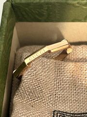 Gucci 18k Rose Gold Link to Love Visit > Mirrored Ring Size 6.5...