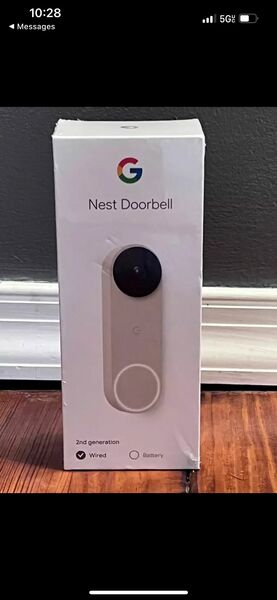 Google Nest Video Doorbell Wired (2nd Gen) - Linen
