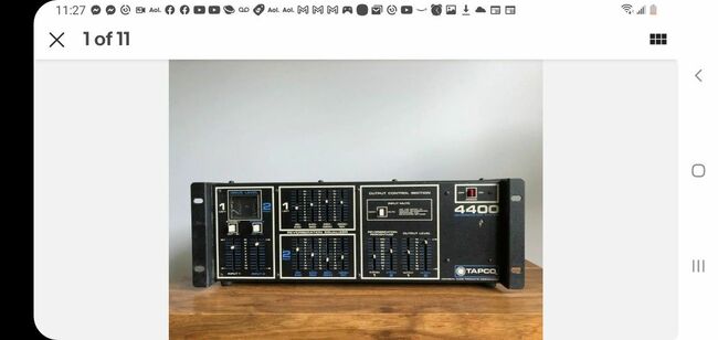 Vintage TAPCO 4400 Spring Reverb Reverberation System Rack Mount Unit