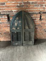 Antique Louvered Shutters in Different shapes and sizes “ SOLD AS PAIRS “