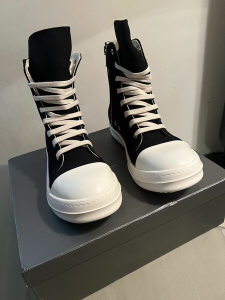 Rick Owen’s High Top Sneakers.