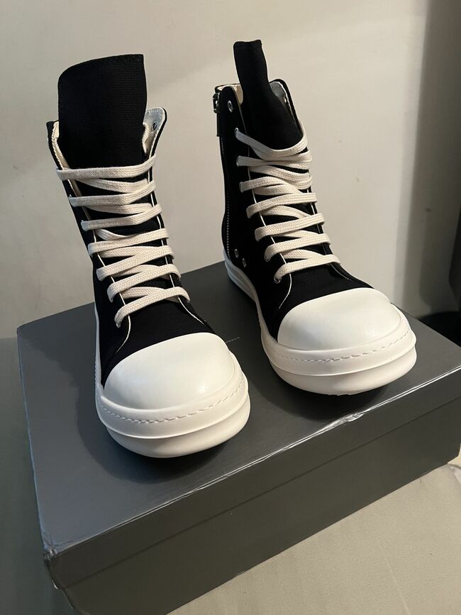 Rick Owen’s High Top Sneakers.