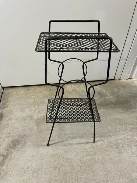 Mid Century Modern Wire Plant Stand