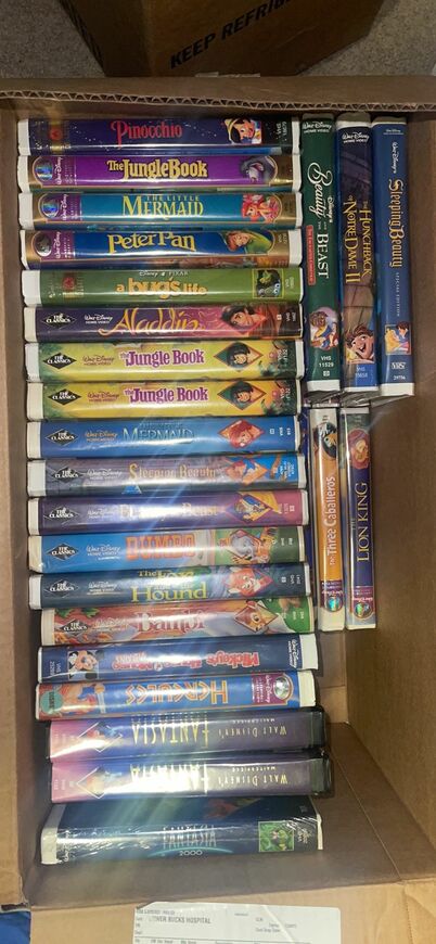 Lot Of Disney Vhs