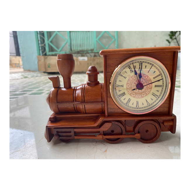 Wooden Model Train Watch For Decor/Gift/Souvenir From Vietnam