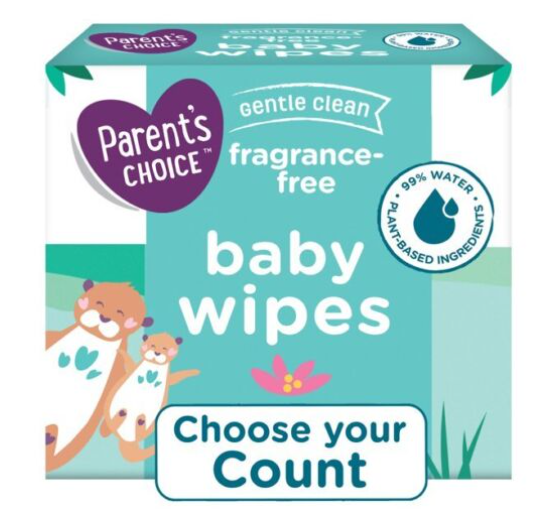 Parent's Choice Fragrance Free Baby Wipes 240,600,900,1200, Count