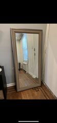 Grey, Tan Large Body Mirror