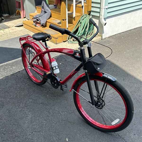 Antique Archaeology Red Wolfe Bicycle