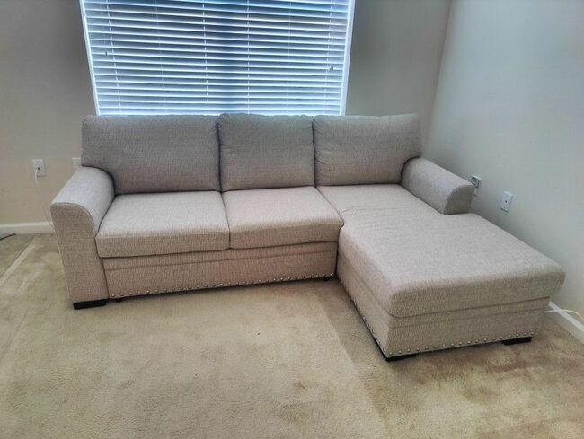 Couch Sofa With chaise Pulls Out For Sleeper
