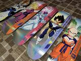 DBZ (DRAGON BALL Z) PRIMITIVE BRANDED SKATE DECKS.