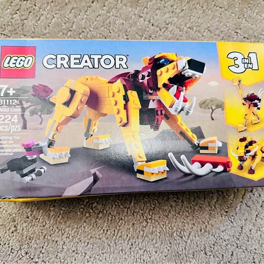 Lego creator Wild Lion. Unopened.