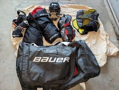 Barely Used Adult Ice Hockey Gear