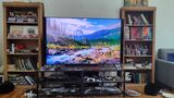 Mint Condition Bundle! 70 Inch QLED TV + TV Cart