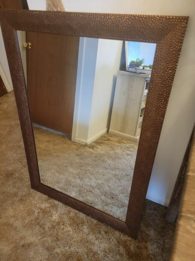 Brassy Copper Mirror
