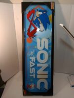 New Sonic The Hedgehog Wall Picture With Frame