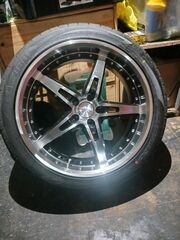 Rims For Sale Or Trade Bolt Pattern Is 5108 Size 20×8.5 Brand New And Brand New Tires