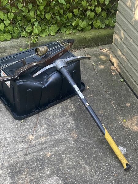 Pick Axe An Bowen Arrow