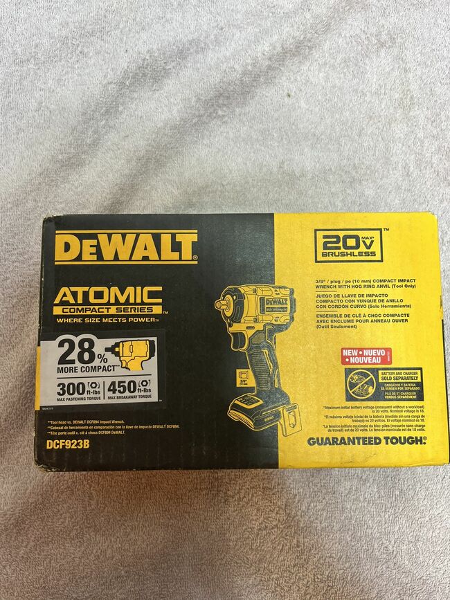Dewalt 20v XR Compact 3/8” Impact Wrench (TOOL ONLY)