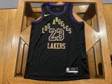 Los Angeles Lakers Nike Dri Fit Lebron James Jersey City Edition Large Mens NWT!